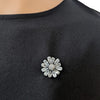 Flower Cubic Zirconia Brooch - CHOMEL