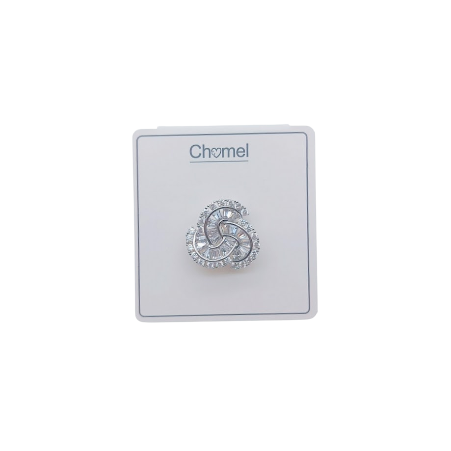 Cubic Zirconia Brooch - CHOMEL