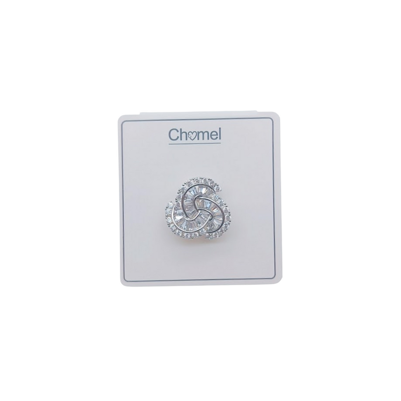 Cubic Zirconia Brooch - CHOMEL