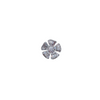 Flower Cubic Zirconia Brooch - CHOMEL