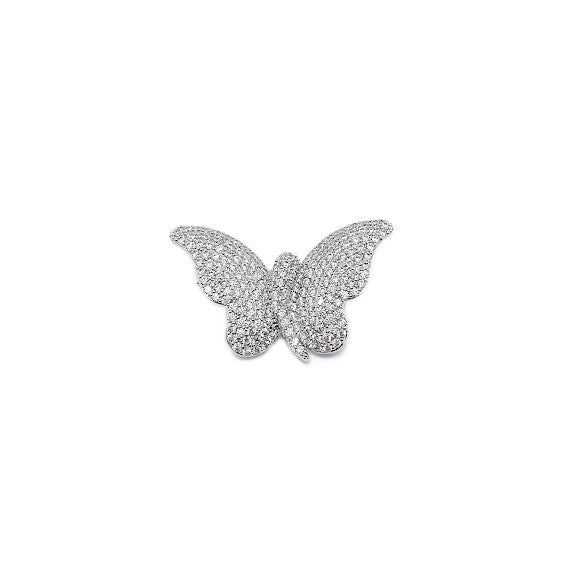 Butterfly Cubic Zirconia  Brooch - CHOMEL