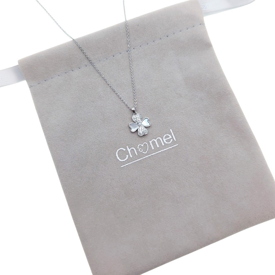 Mother of Pearl Clover Necklace - CHOMEL