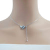 Flower Cubic Zirconia Necklace - CHOMEL
