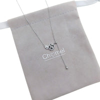 Flower Cubic Zirconia Necklace - CHOMEL