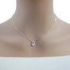 Teardrop Cubic Zirconia Necklace