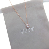 Teardrop Cubic Zirconia Necklace
