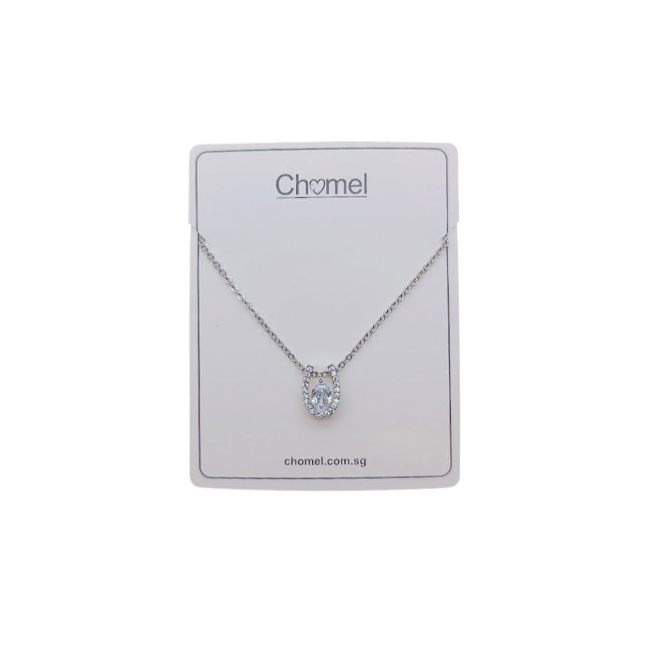 Horseshoe Cubic Zirconia  Necklace - CHOMEL