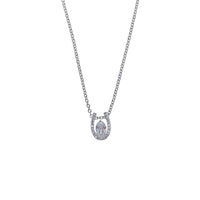 Horseshoe Cubic Zirconia  Necklace - CHOMEL