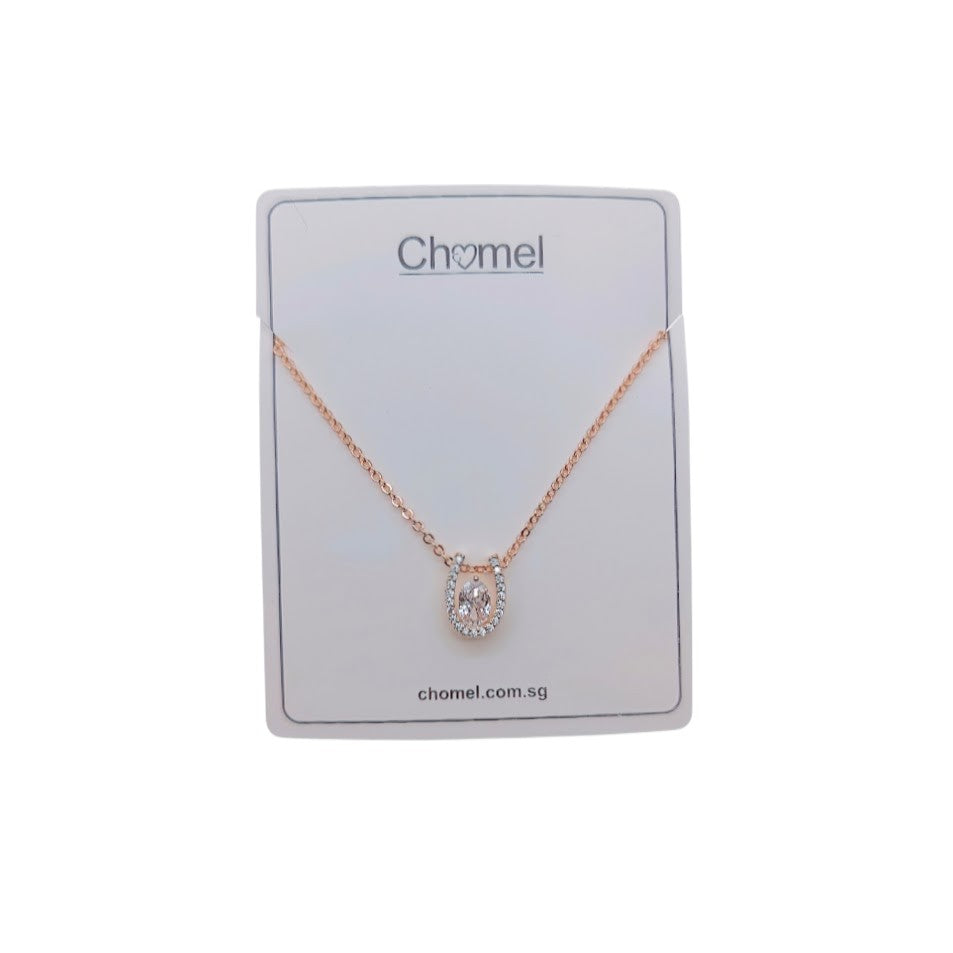 Horseshoe Cubic Zirconia  Necklace - CHOMEL