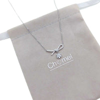 丝带方晶锆石项链