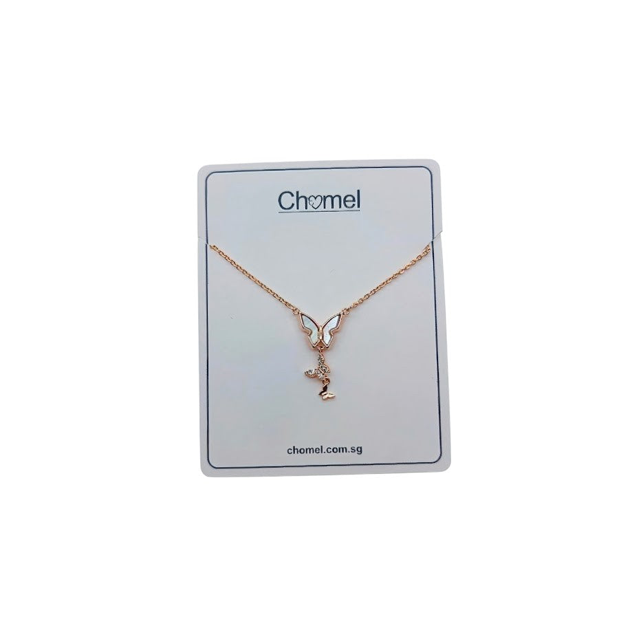 Butterfly Mother of Pearl Necklace