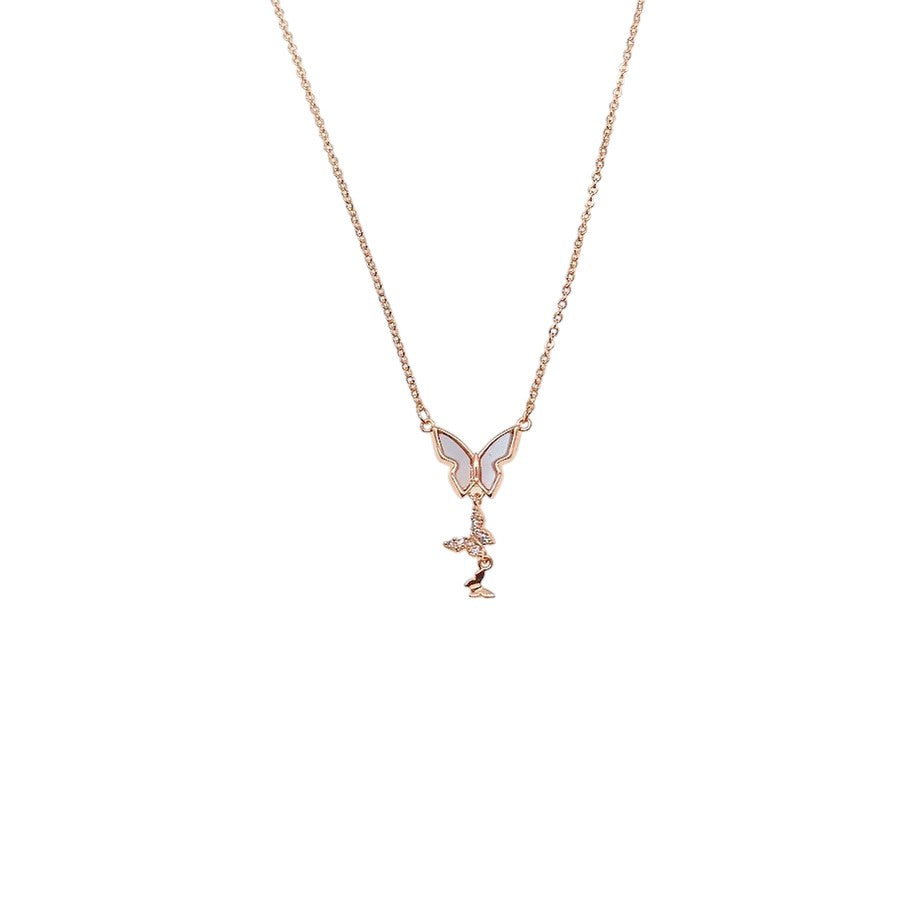 Butterfly Mother of Pearl Necklace