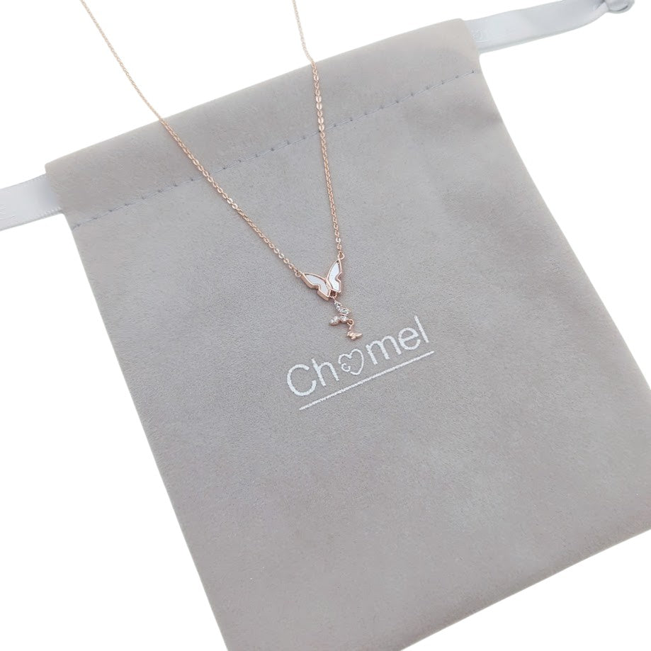 Butterfly Mother of Pearl Necklace