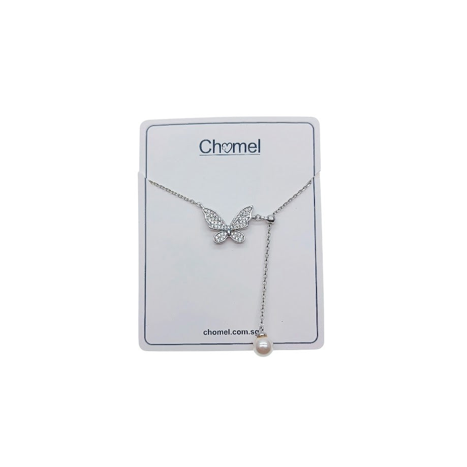 Butterfly Cubic Zirconia Necklace