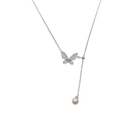 Butterfly Cubic Zirconia Necklace