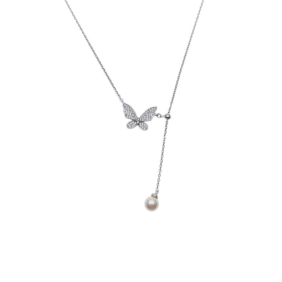 Butterfly Cubic Zirconia Necklace