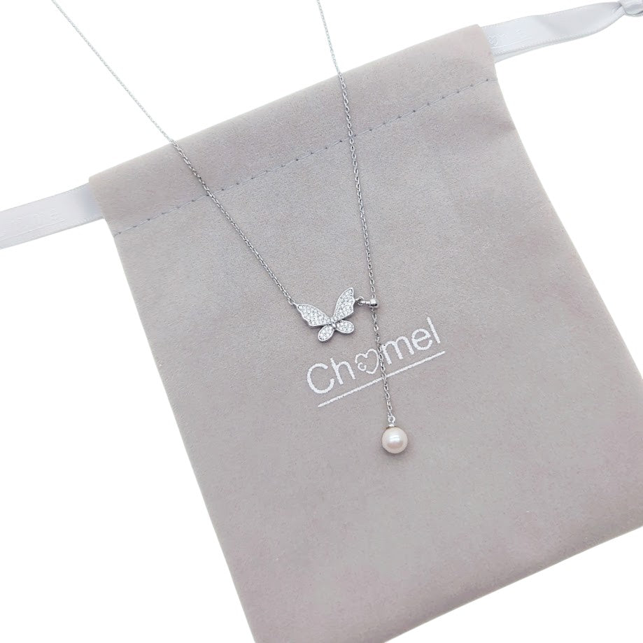 Butterfly Cubic Zirconia Necklace
