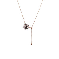 Flower Cubic Zirconia Necklace