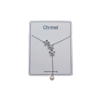 马蹄形立方氧化锆项链