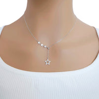 马蹄形立方氧化锆项链