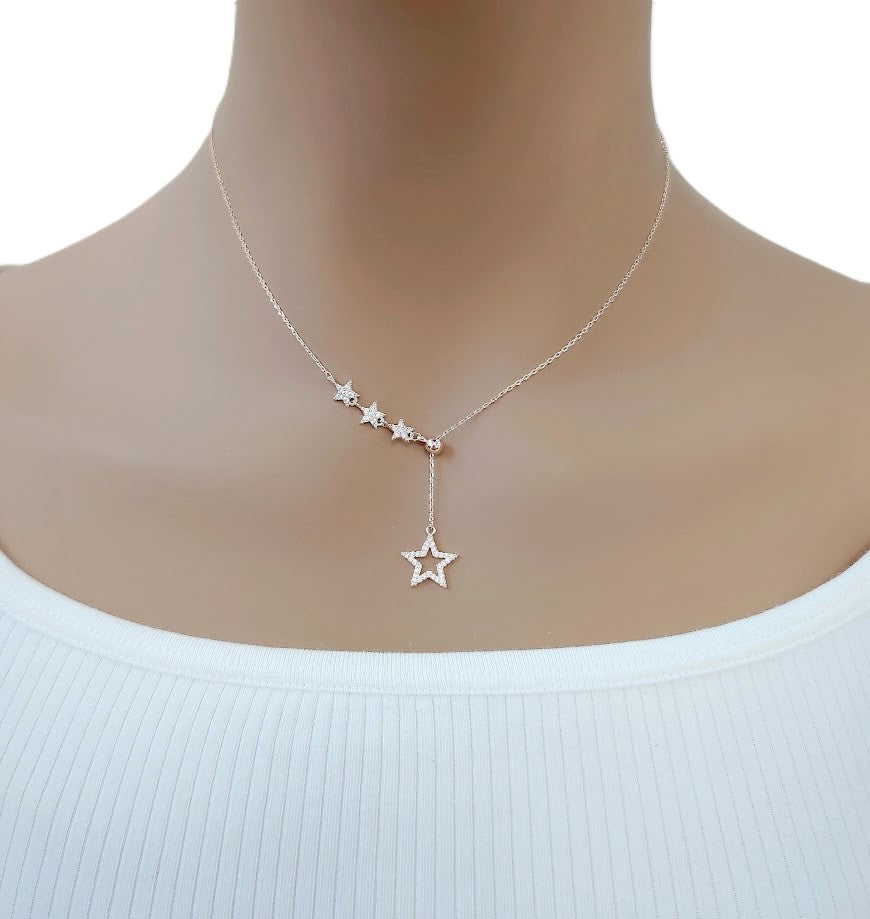 Star Cubic Zirconia Necklace