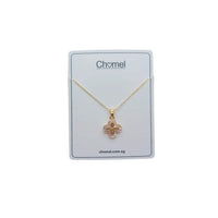 Clover Cubic Zirconia & Mother of Pearl Necklace