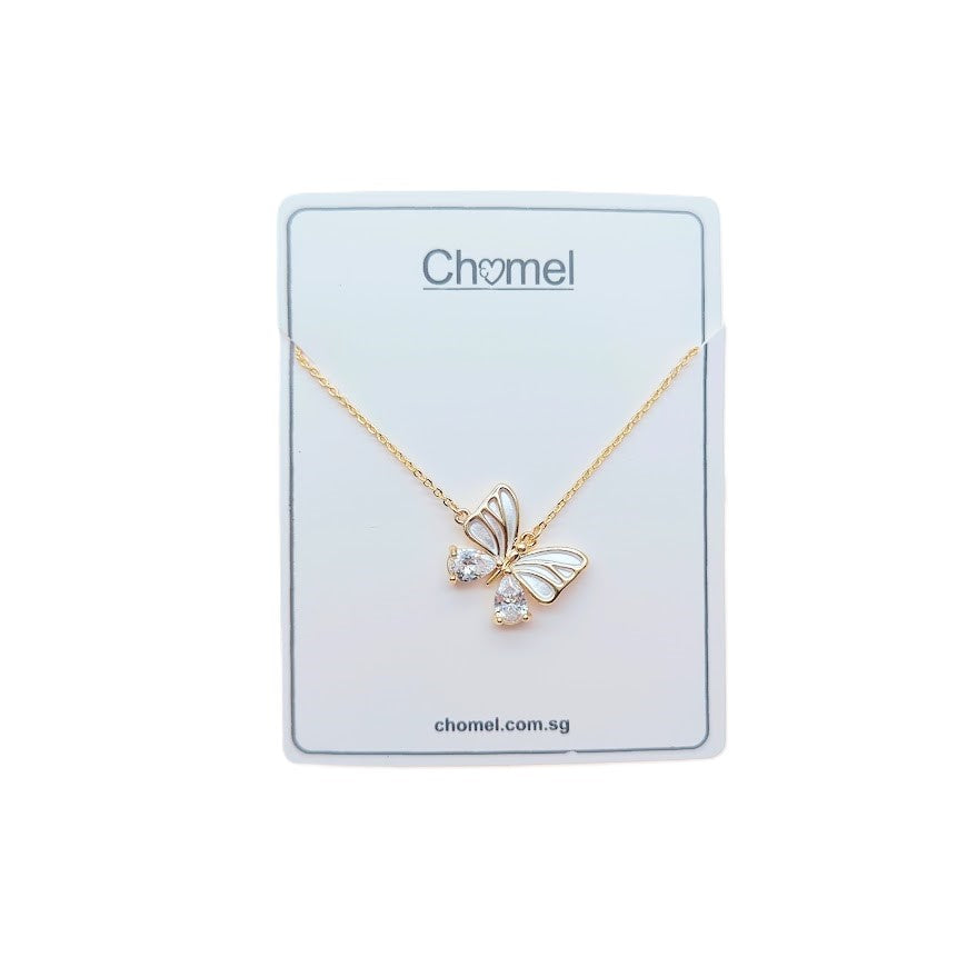 Butterfly Cubic Zirconia Necklace