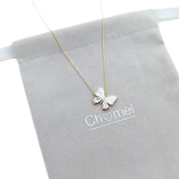 Butterfly Cubic Zirconia Necklace