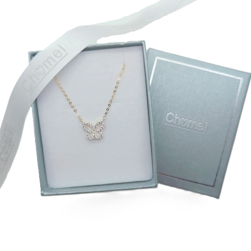 Butterfly Cubic Zirconia Necklace