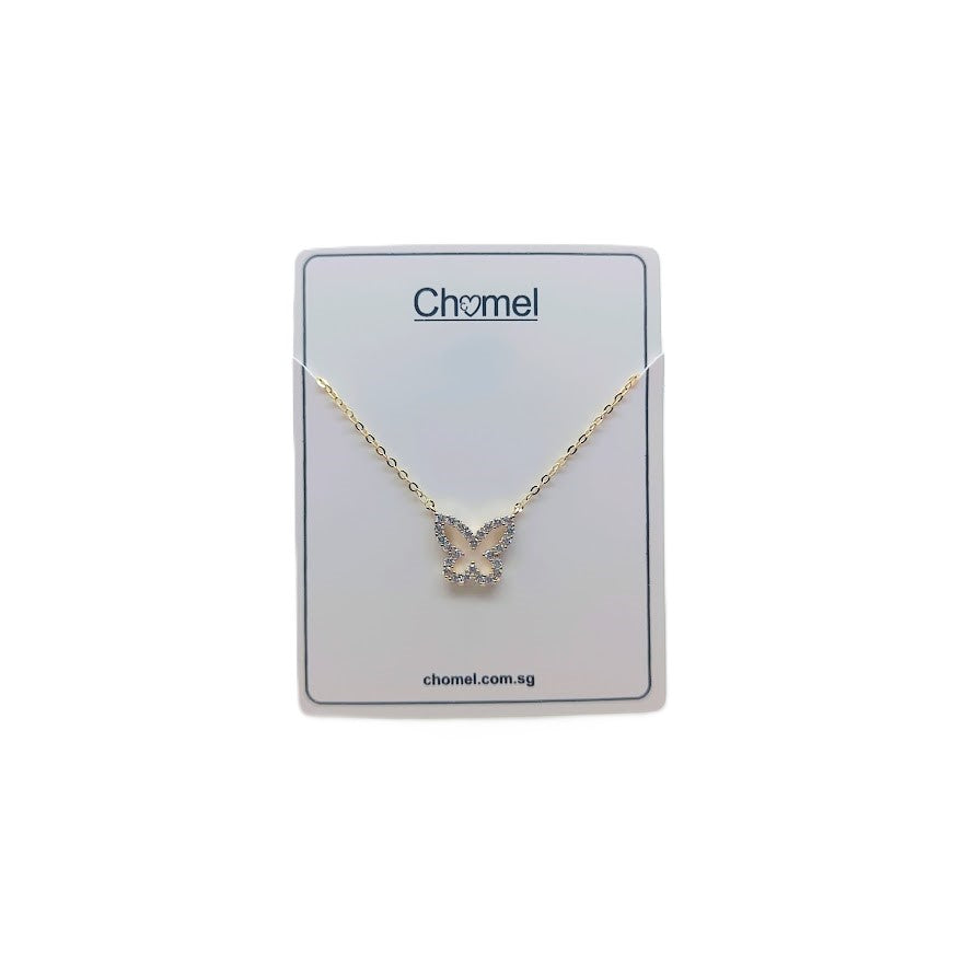 Butterfly Cubic Zirconia Necklace