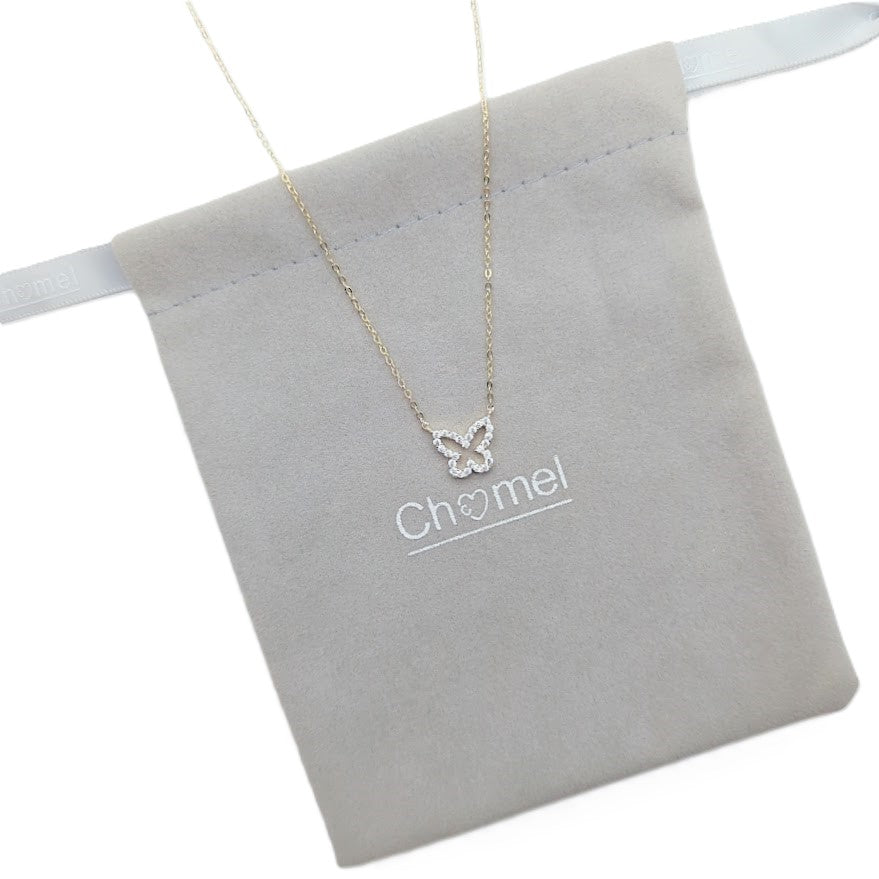 Butterfly Cubic Zirconia Necklace