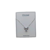 Ribbon Cubic Zirconia Necklace