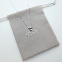 Ribbon Cubic Zirconia Necklace