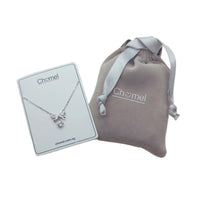 Ribbon Cubic Zirconia Necklace