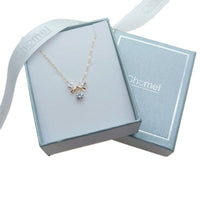 Ribbon Cubic Zirconia Necklace
