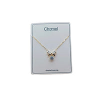 Ribbon Cubic Zirconia Necklace