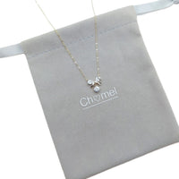 Ribbon Cubic Zirconia Necklace