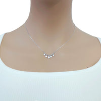 Solitaire Drops Cubic Zirconia Necklace