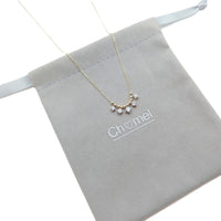 Solitaire Drops Cubic Zirconia Necklace