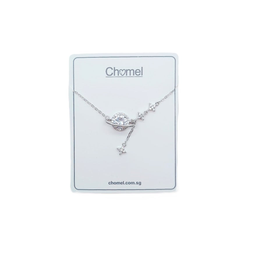 Planet Cubic Zirconia Necklace