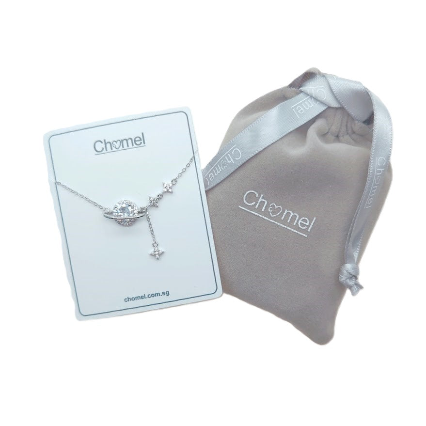 Planet Cubic Zirconia Necklace
