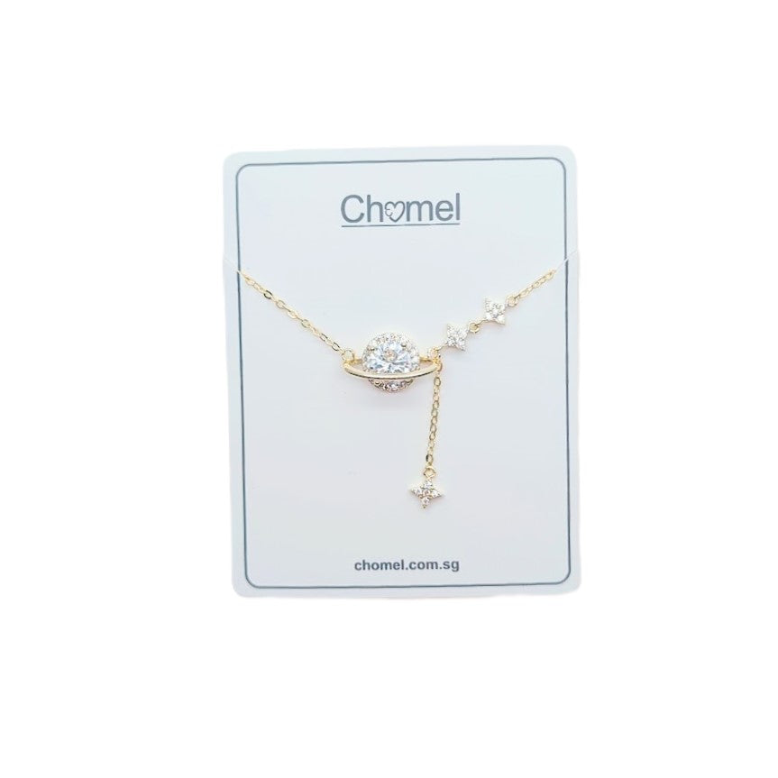 Planet Cubic Zirconia Necklace