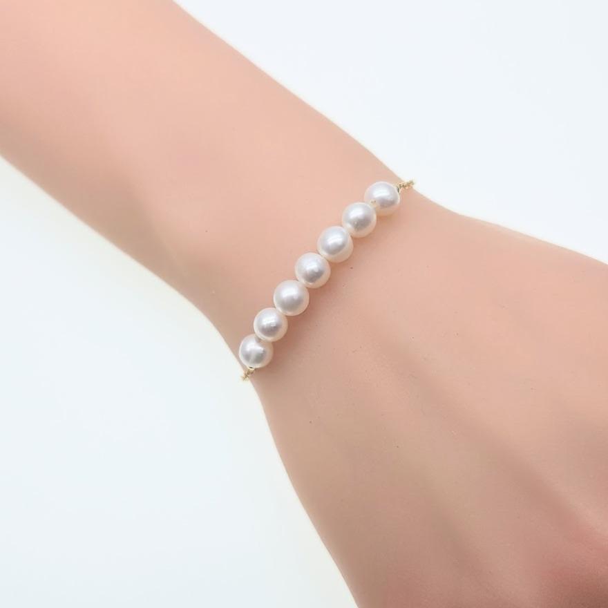 Freshwater Pearl Chain Bracelet
