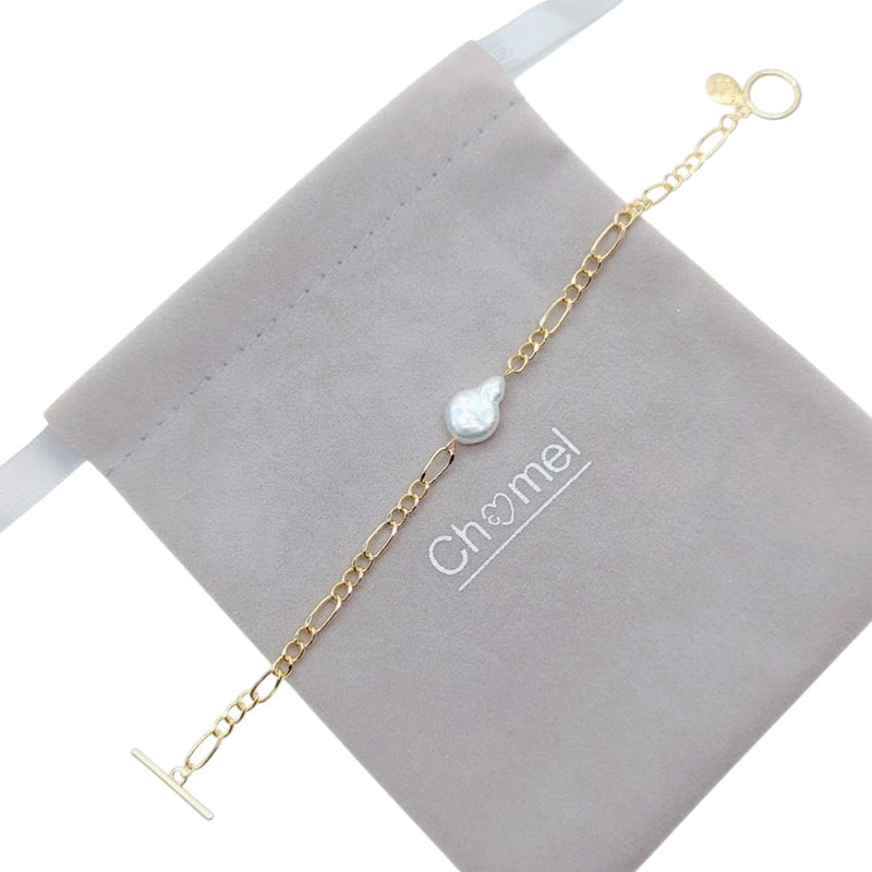 Freshwater Pearl Chain Bracelet
