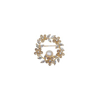 Flower Freshwater Pearl Brooch - CHOMEL