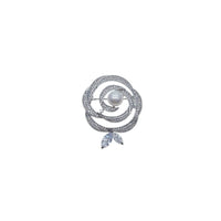 Flower Freshwater Pearl Brooch - CHOMEL