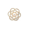 Flower Mother Of Pearl & Freshwater Pearl Brooch