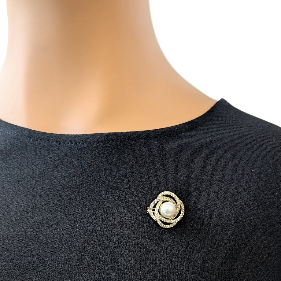 Freshwater Pearl Brooch