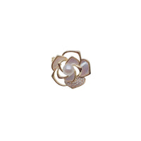 Rose Flower Freshwater Pearl Brooch