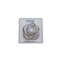 Flower Freshwater Pearl Brooch - CHOMEL